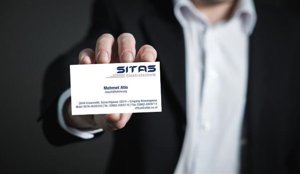 SITAS 2 Sitas Visitenkarte