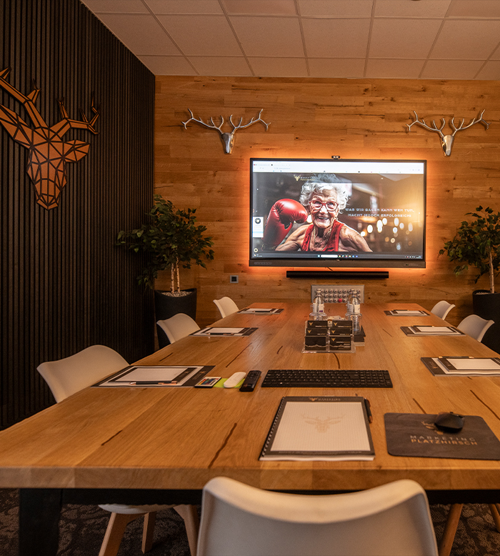 Marketing Platzhirsch Besprechungsraum